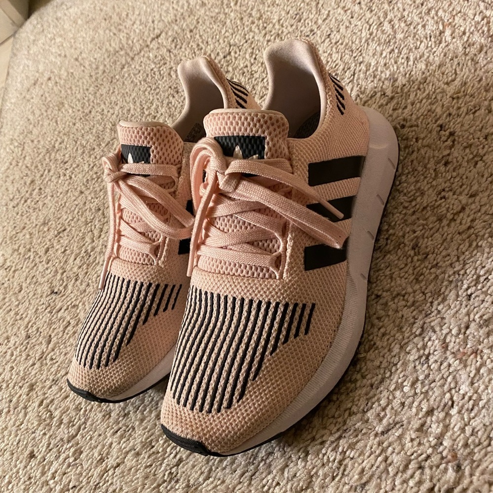 adidas pink and black womens shoes